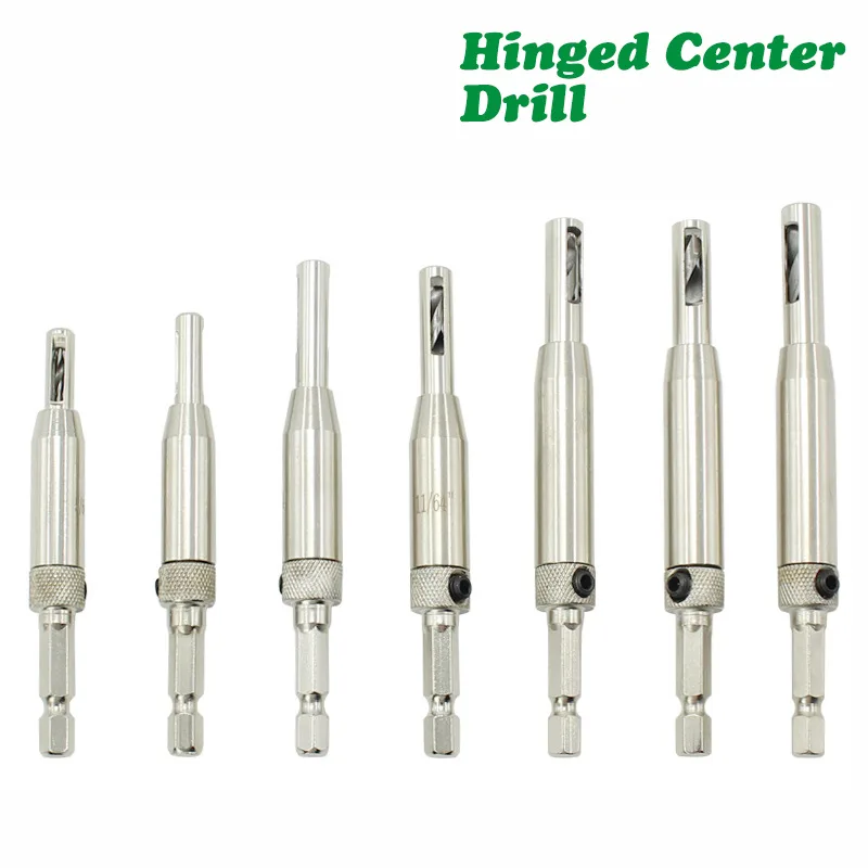 (DB03008)7PCS/Los HSS Selbstzentrierender Hinger-Bohrer - product detail view