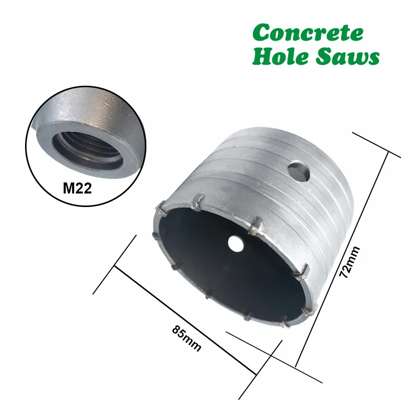 (DB01056-85)Schaft 110mm und 85mm Betonlochsäge Elektrohohlbohrer - product detail view