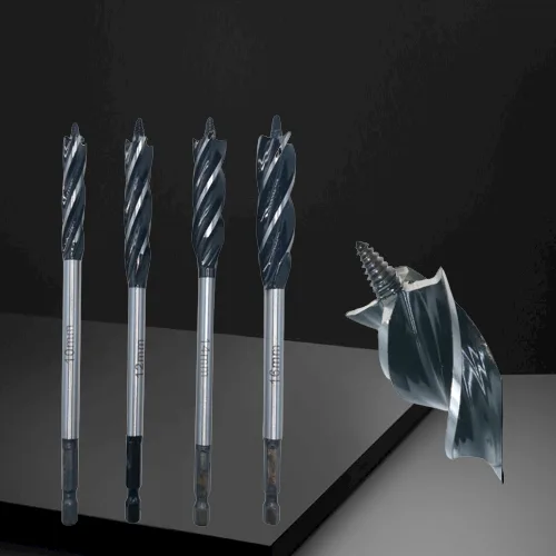 DB020 – Wood Auger Drill Bit Set (8–25mm, Hex Shank, 40CR Steel)