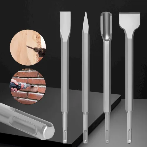 DB01070 – SDS Plus Hammer Chisel Set for Concrete & Masonry – 4-Piece, 250mm Length
