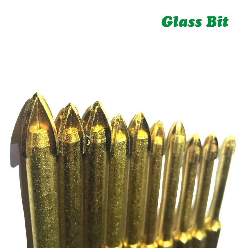 DB02001 – 10-Piece Titanium-Coated Drill Bit Set (4–12mm, 1/4” Hex Shank) - product detail view
