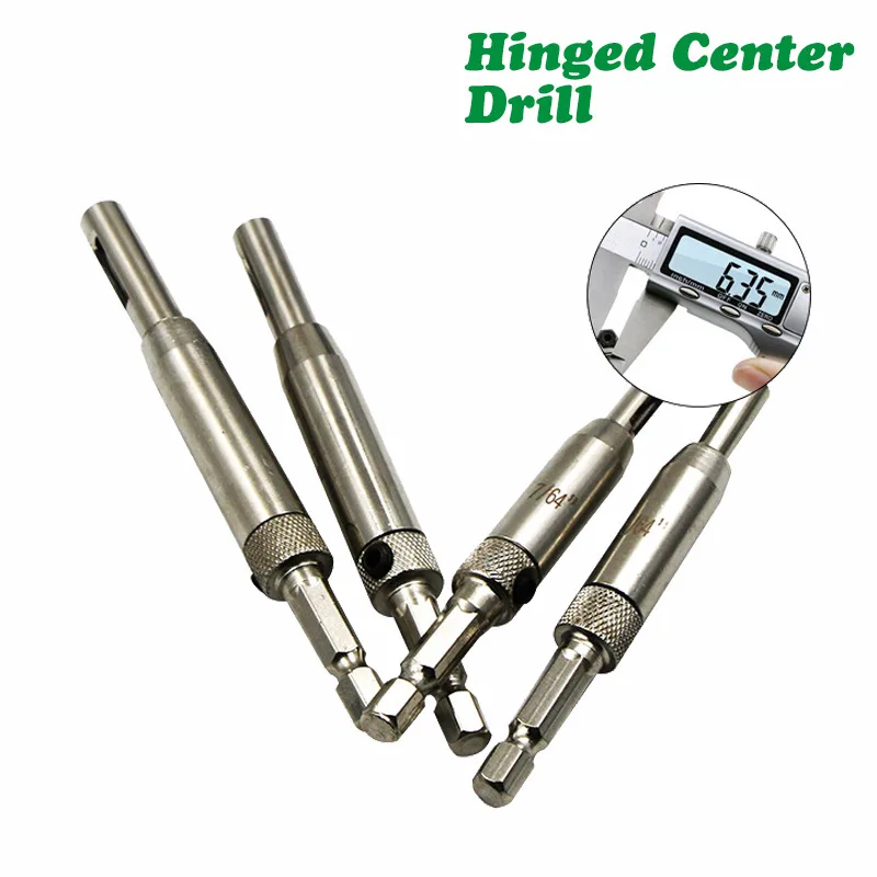 (DB03007)4PCS/lot HSS Self Centering Hinger Drill Bit - product detail view