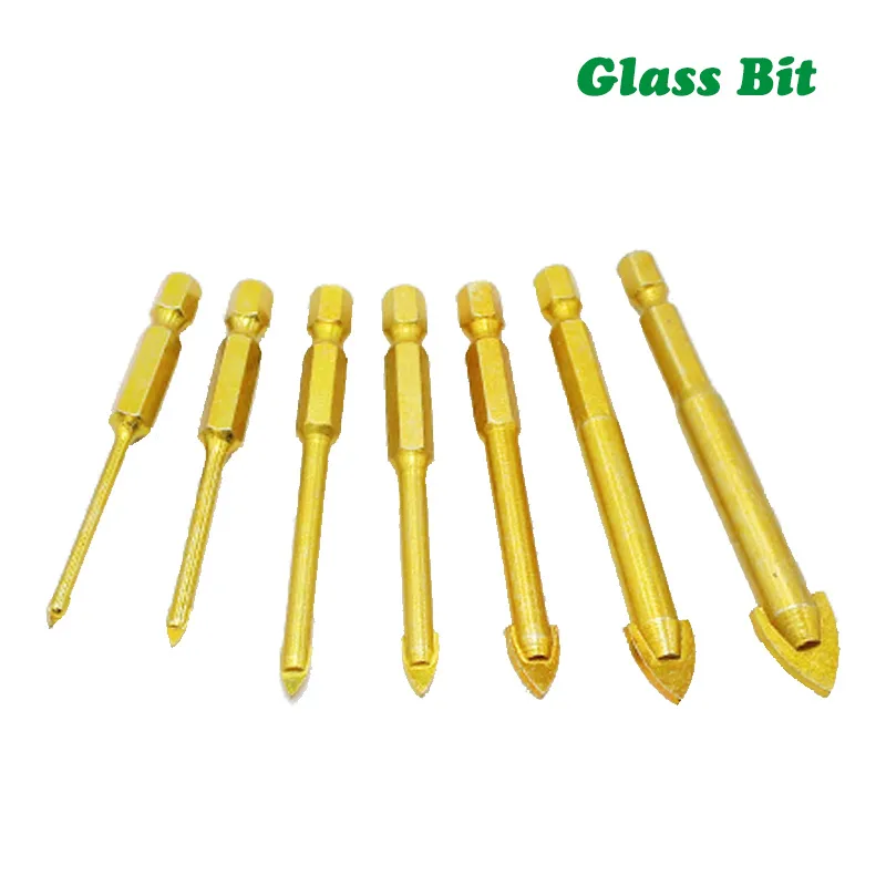 SJ015 – 5-Piece 6mm Titanium-Coated Drill Bit Set with 1/4” Hex Shank - product detail view