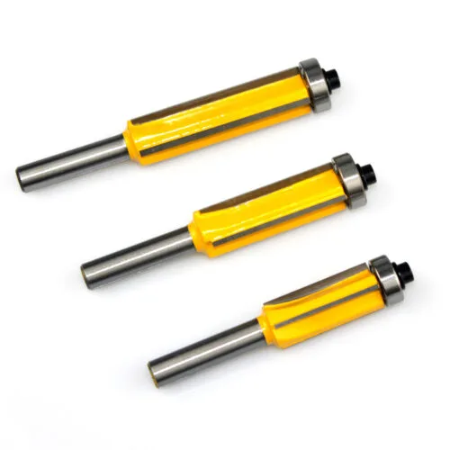 lock miter router bits shown from the side with 8 mm shanks