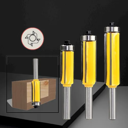 45° Lock Miter Router Bit — 8 mm (5/16") Shank | Woodworking Joinery Cutter