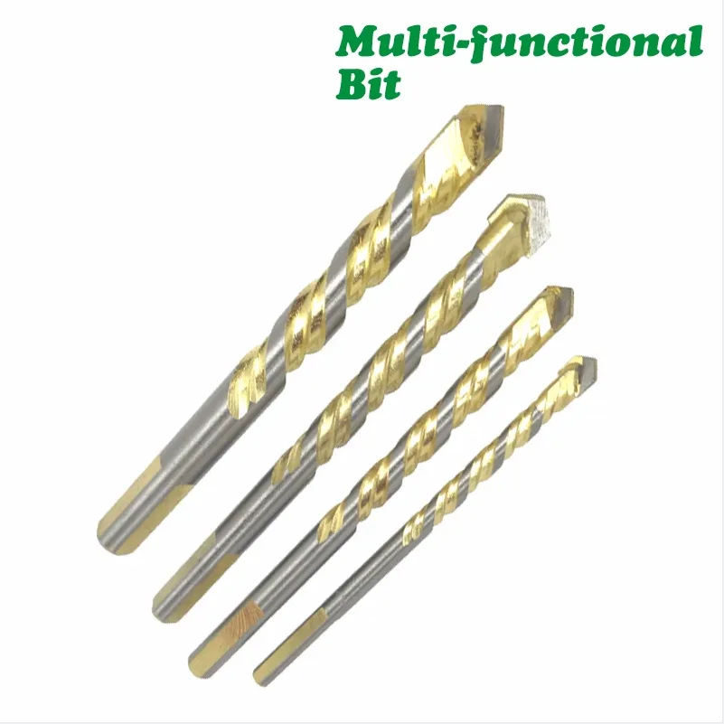DB071 – Multi-Material Drill Bit Set – 4-Piece – 6mm to 12mm – Triangle Shank - product detail view