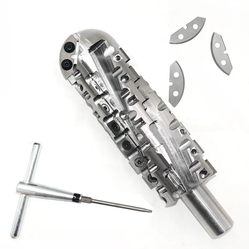 (I84) Replaceable Insert Spiral Milling Bit – Shank Type for CNC Woodworking - product detail view