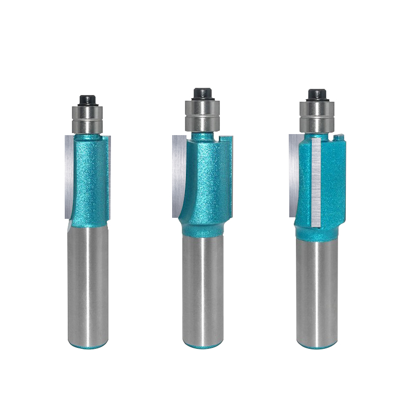 Flush trim router bits