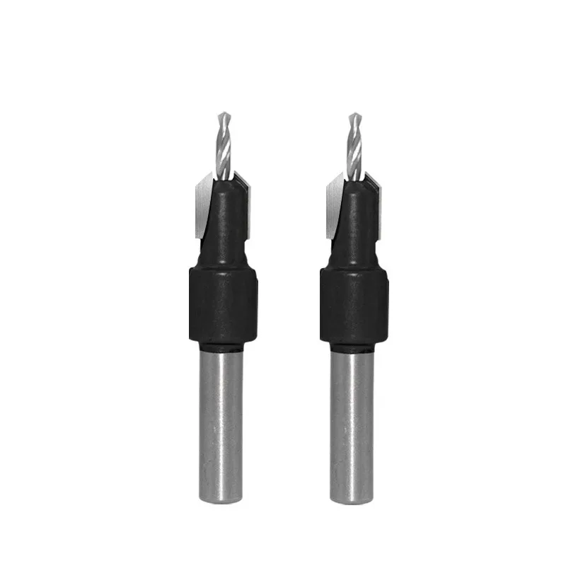 BCRT8 Bottom Cleaning Router Bit Set, 20mm Bit with Counterbore and Straight Bits - product detail view
