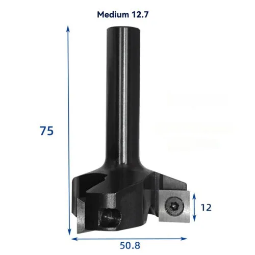 BCSB2 Disposable Bottom Clearing Milling Cutter, 1/2 Inch Shank