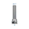 BCFB5 two-flute insert bottom cleaning router bit with 20 mm cut and 1/2 inch shank