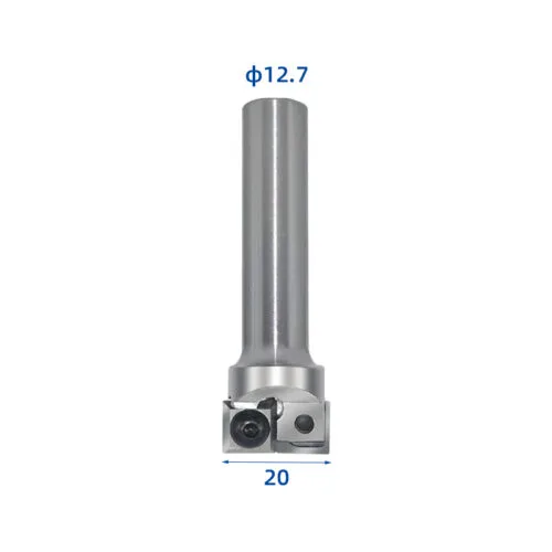 BCFB5 two-flute insert bottom cleaning router bit with 20 mm cut and 1/2 inch shank