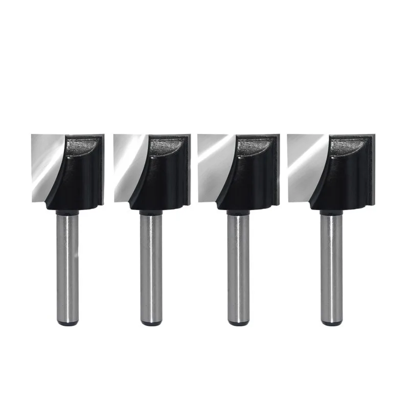 BCRT12 4-Piece Bottom Cleaning Router Bit Set, 20mm, 22mm, 24mm and 25mm - product detail view