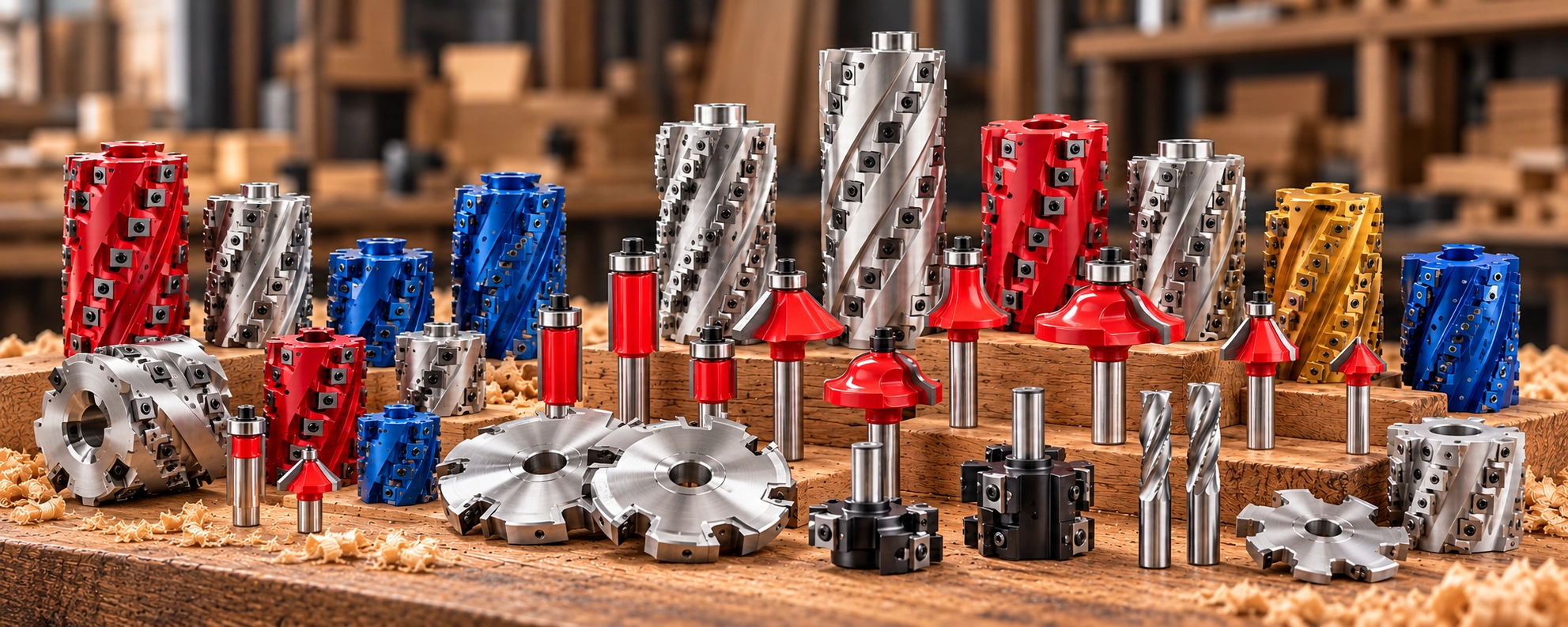 Professional woodworking router bits